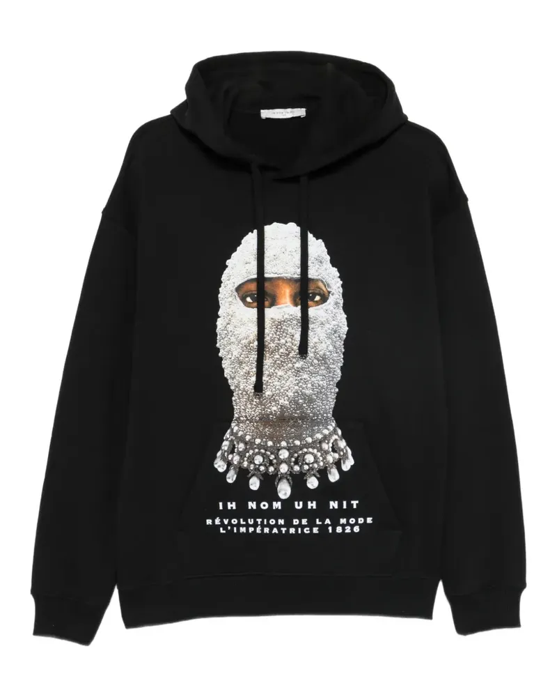 IH NOM UH NIT New Mask Future graphic-print drawstring hoodie - Schwarz Schwarz