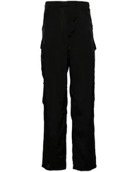 Moschino Hose aus Satin Schwarz