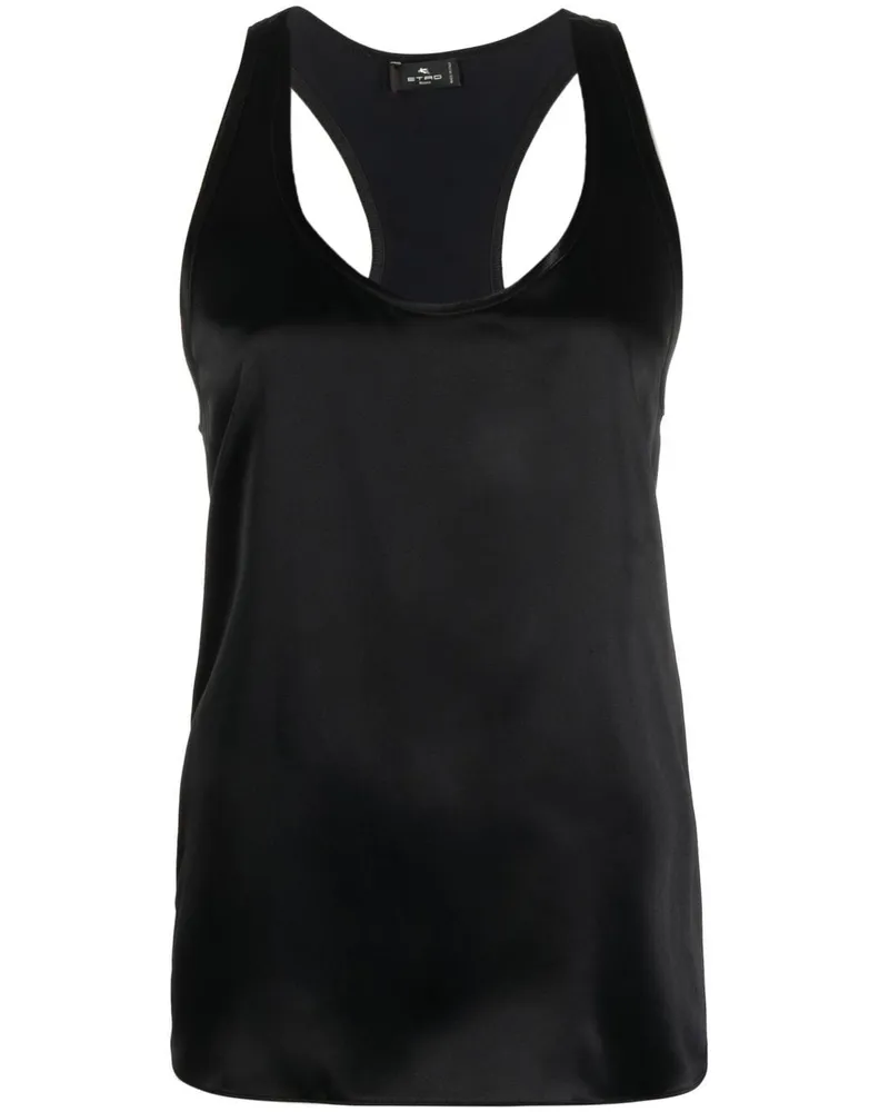 Etro Top mit Racerback - Schwarz Schwarz