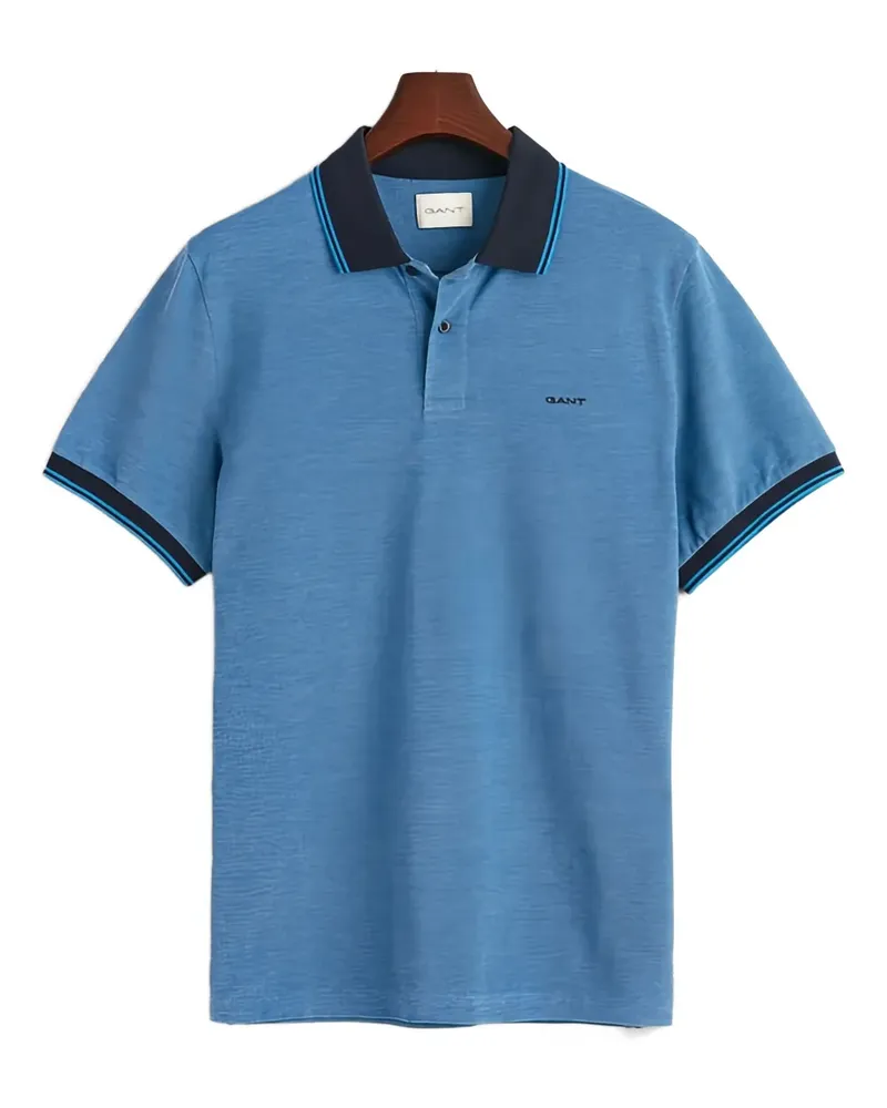 Gant button-fastening polo shirt - Blau Blau