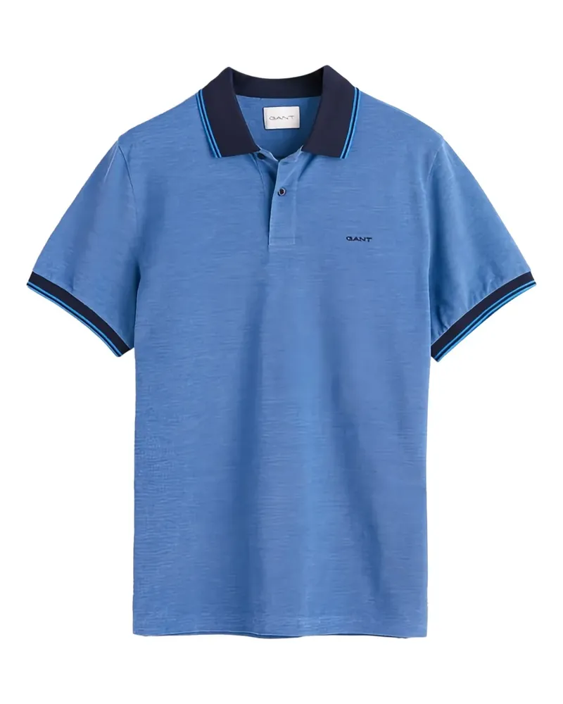 Gant button-fastening polo shirt - Blau Blau