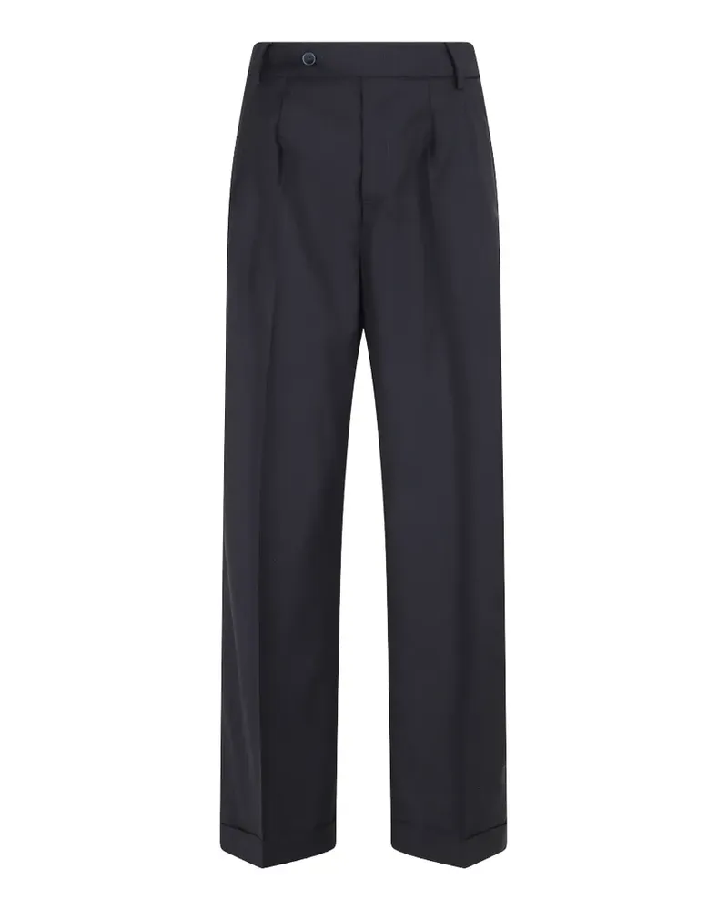 Briglia 1949 pleated turned-up trousers - Blau Blau