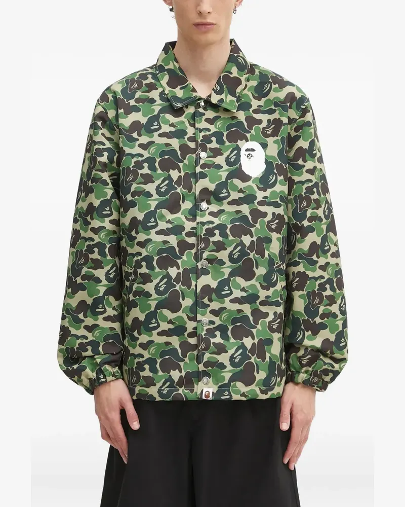 BAPE ABC Jacke mit Camouflagemuster - Grün Grün