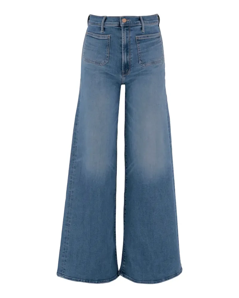 Mother high-rise wide-leg jeans - Blau Blau