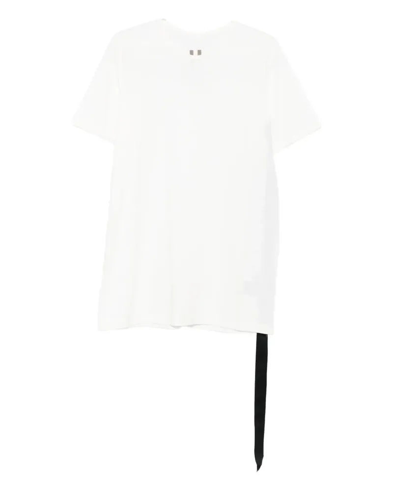 DRKSHDW by Rick Owens Kurzärmeliges T-Shirt mit drapiertem Saum - Weiß Weiß