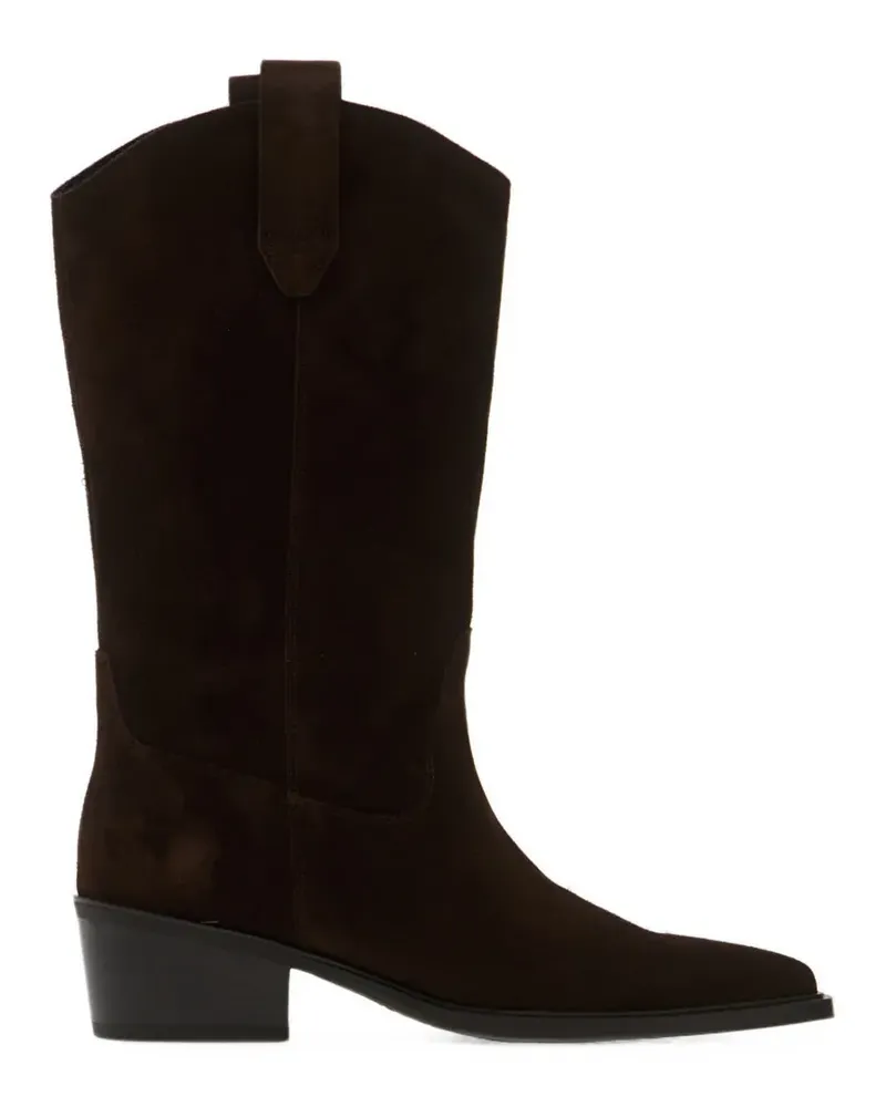 Vagabond pointed-toe western-style boots - Braun Braun