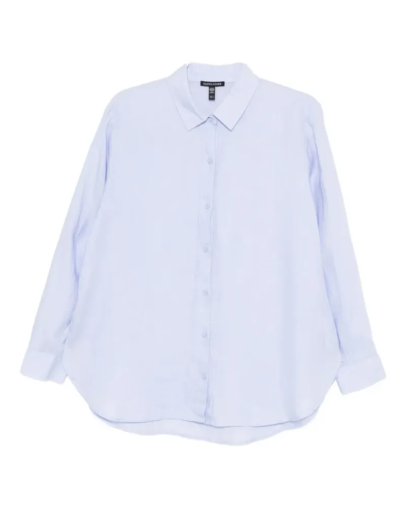 Eileen Fisher classic collar long-sleeved shirt - Blau Blau