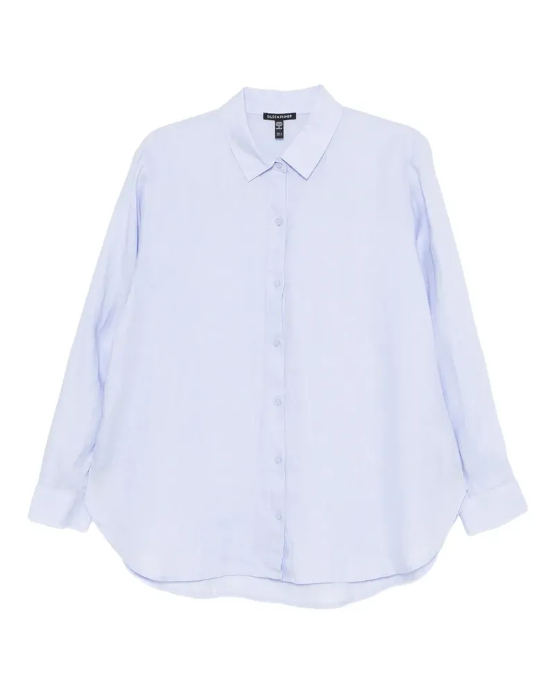 Eileen Fisher Hemd mit klassischem Kragen - Blau Blau