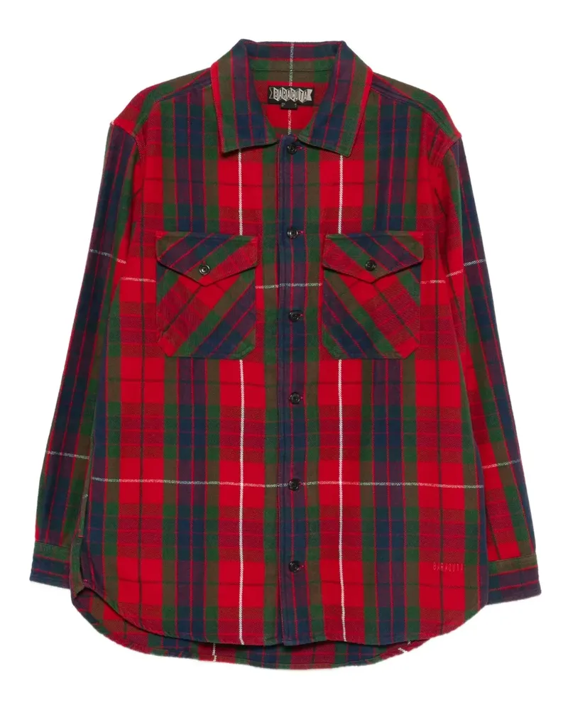 Baracuta Kariertes Hemd - Rot Rot