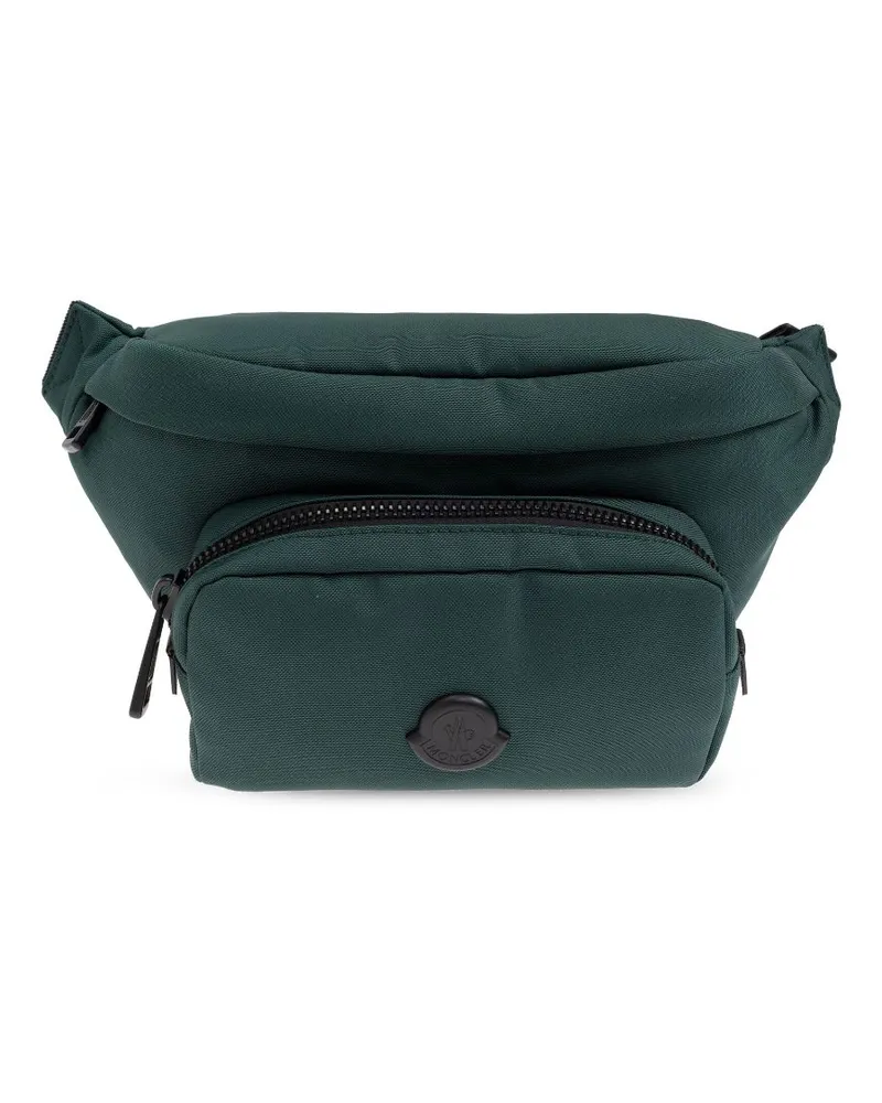 Moncler Gürteltasche mit Logo-Patch - Grün Grün