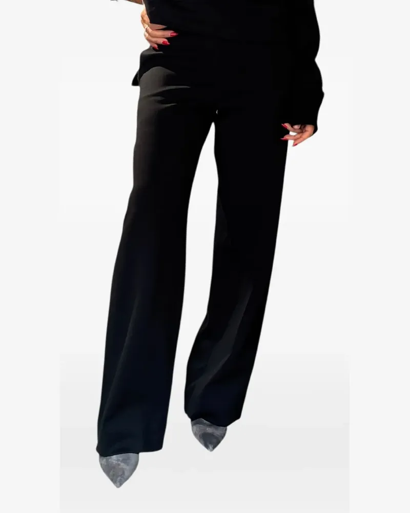 ..,merci Hose mit Ziernaht - Schwarz Schwarz