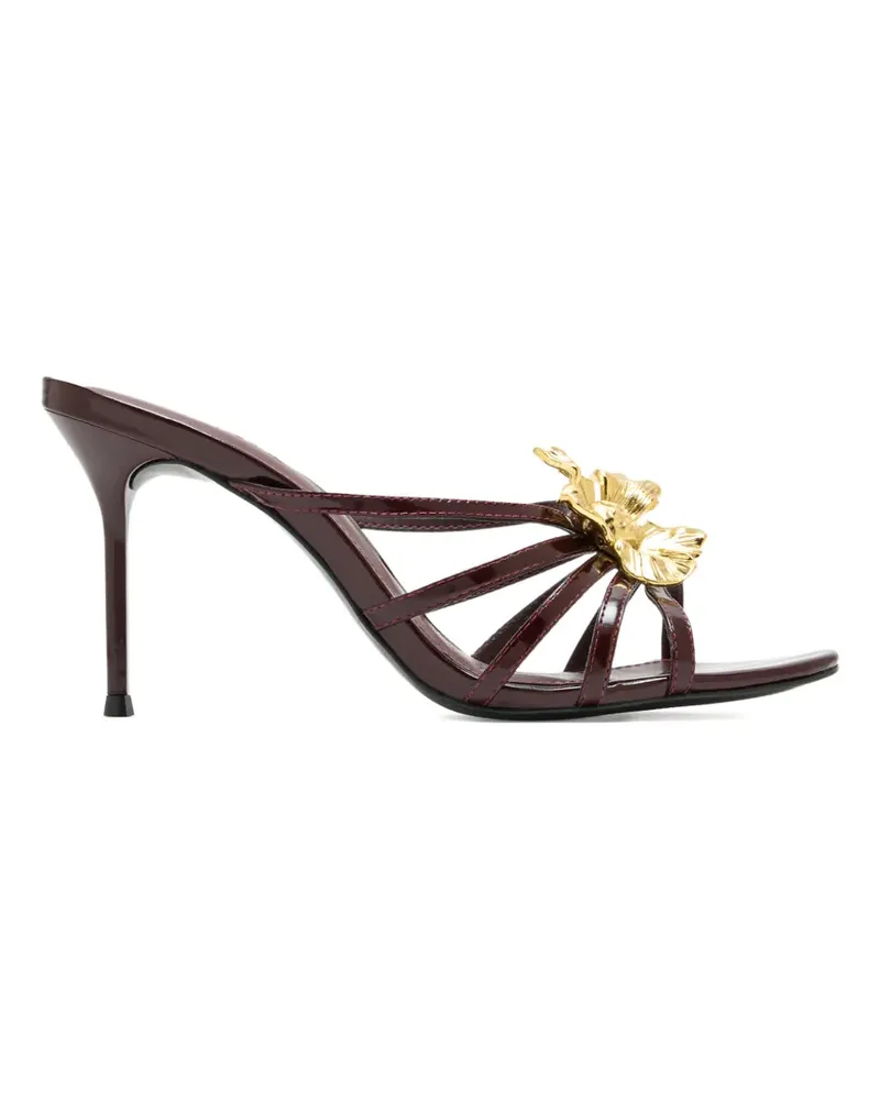 Schutz Flora floral stiletto sandals - Braun Braun