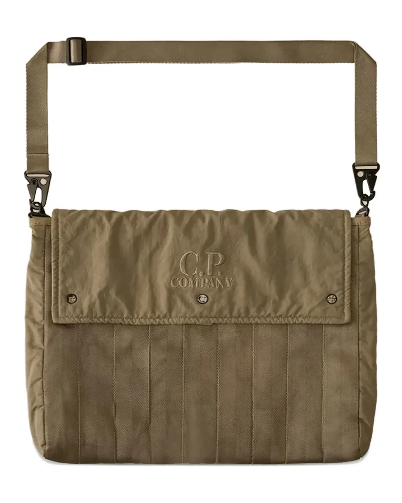 C.P. Company herringbone-pattern shoulder bag - Grau Grau