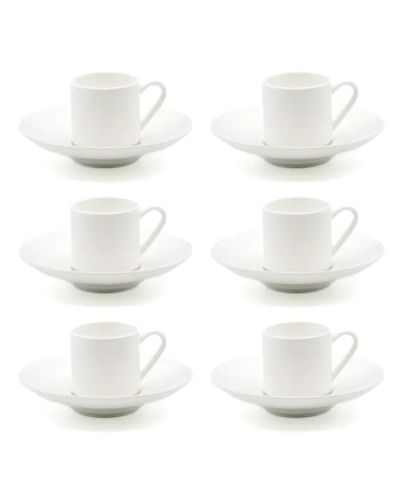knIndustrie Reggia coffee cups (set of six) - Weiß Weiß