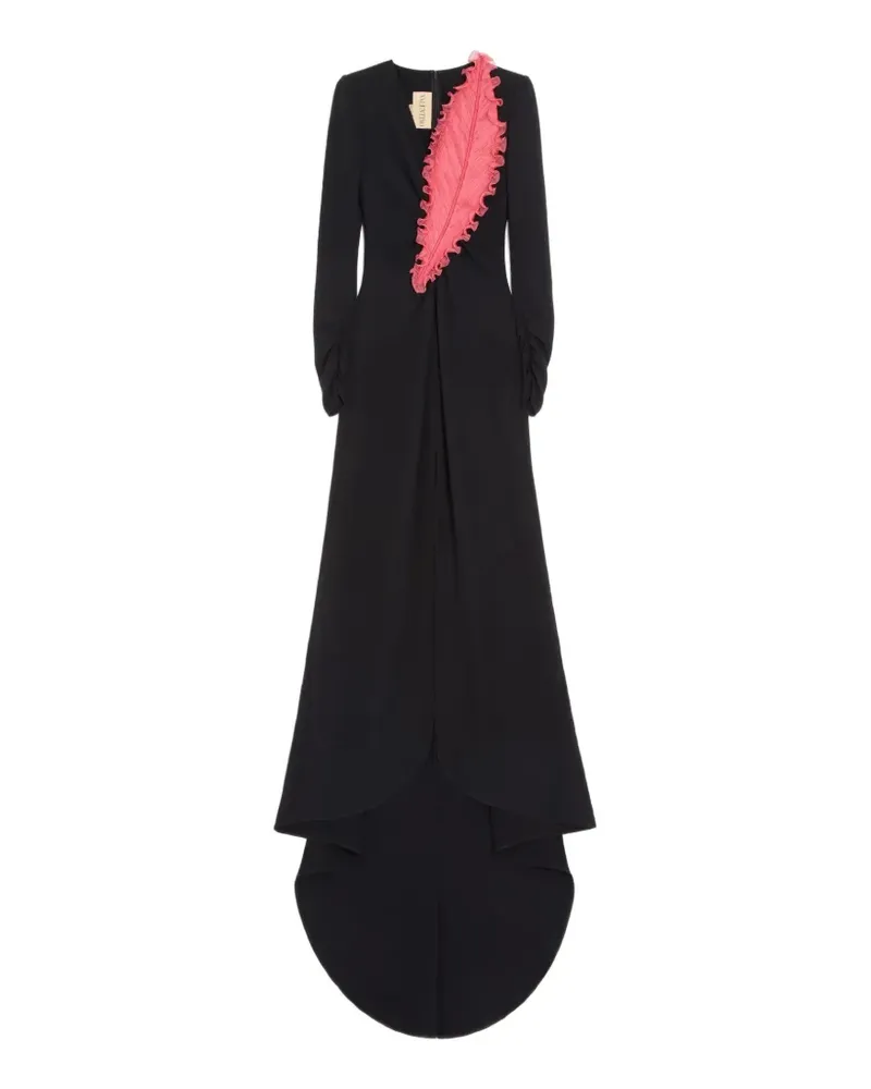 Valentino Garavani Cady Couture Abendkleid mit Stickerei - Schwarz Schwarz