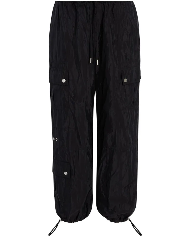 Cinq à Sept Nitsan Cropped-Cargohose - Schwarz Schwarz