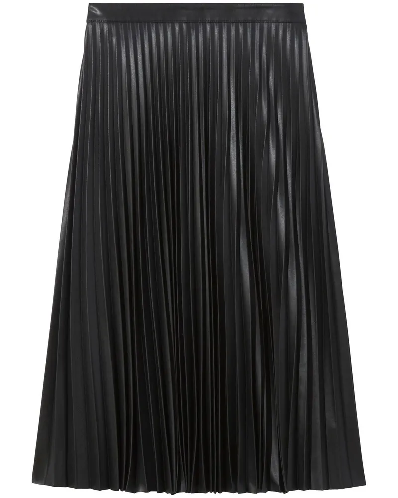 Proenza Schouler Faltenrock mit hohem Bund - Schwarz Schwarz