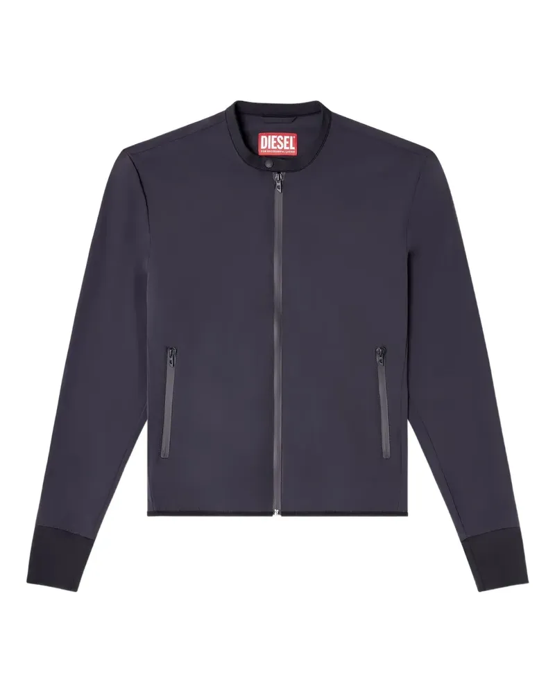 Diesel Bomberjacke mit Reißverschluss - Blau Blau