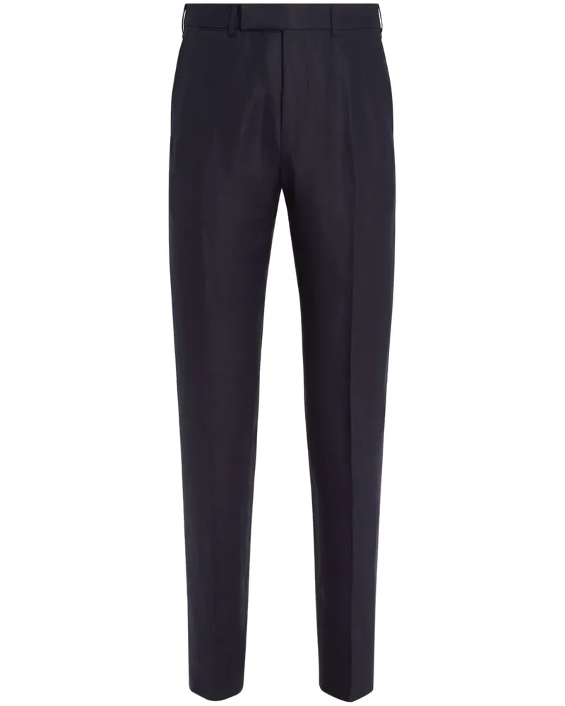 Ermenegildo Zegna Oasi Lino Hose - Blau Blau