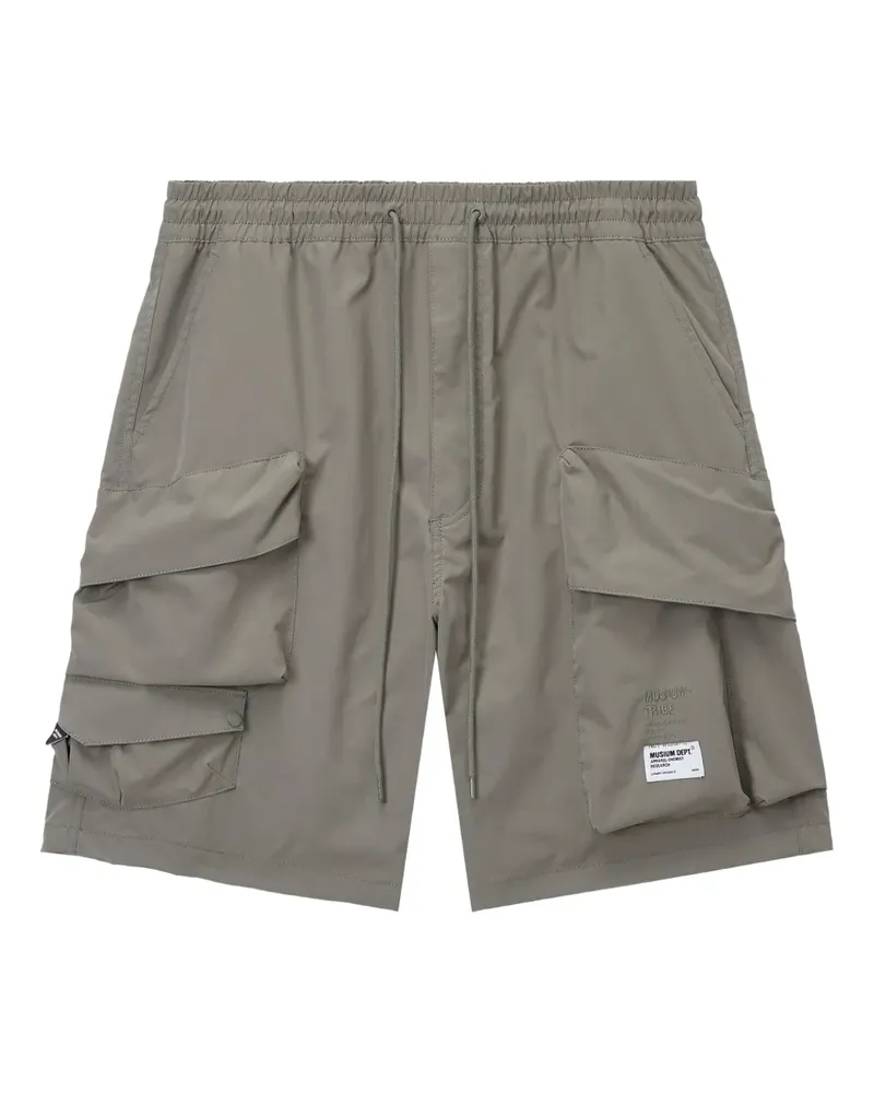 Musium Div. Bermudas mit Logo-Stickerei - Nude Nude