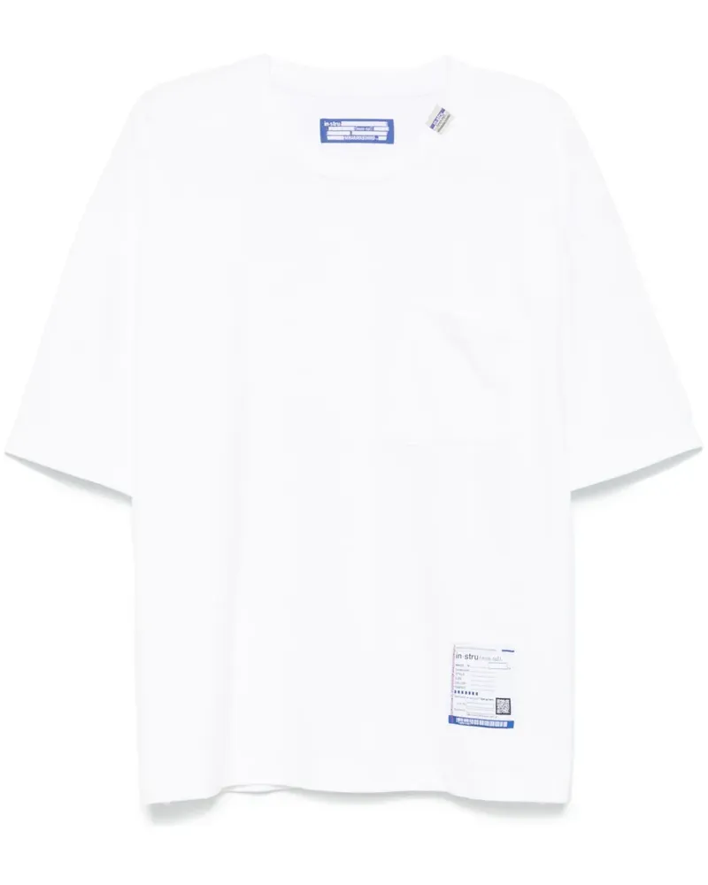 MIHARAYASUHIRO T-Shirt mit Logo-Patch - Weiß Weiß
