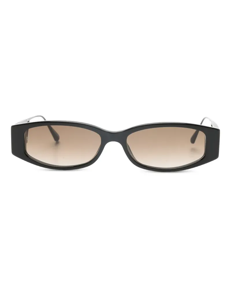 Linda Farrow Susie Sonnenbrille - Schwarz Schwarz