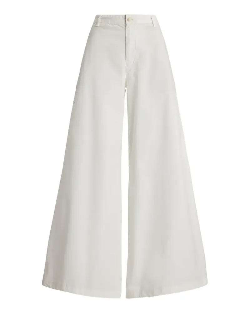 Ralph Lauren Hose mit weitem Schnitt - Weiß Weiß