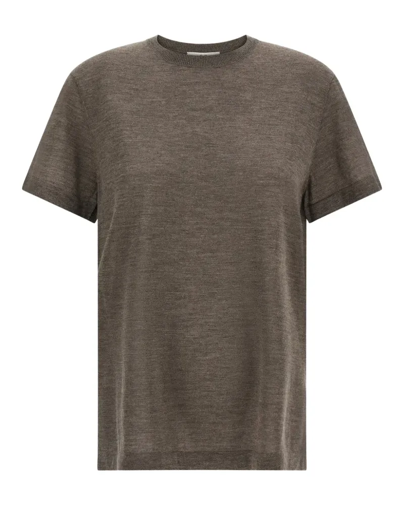 Co Gestricktes T-Shirt aus Kaschmir - Braun Braun