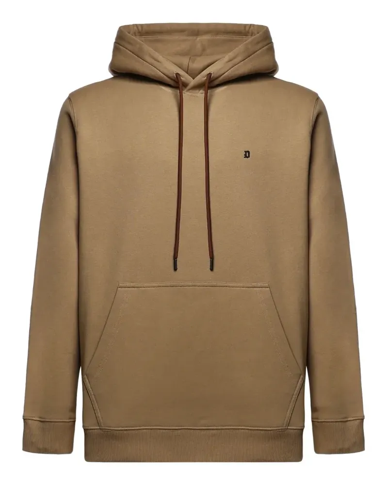 Dondup Hoodie mit Logo-Stickerei - Nude Nude