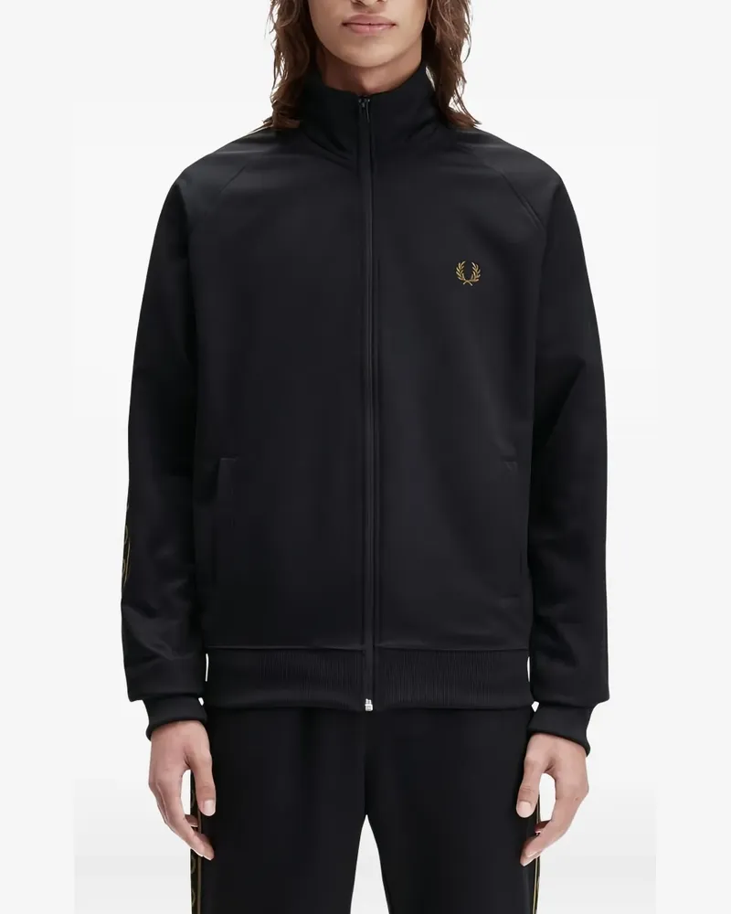 Fred Perry Jacke mit Lorbeerkranz - Schwarz Schwarz