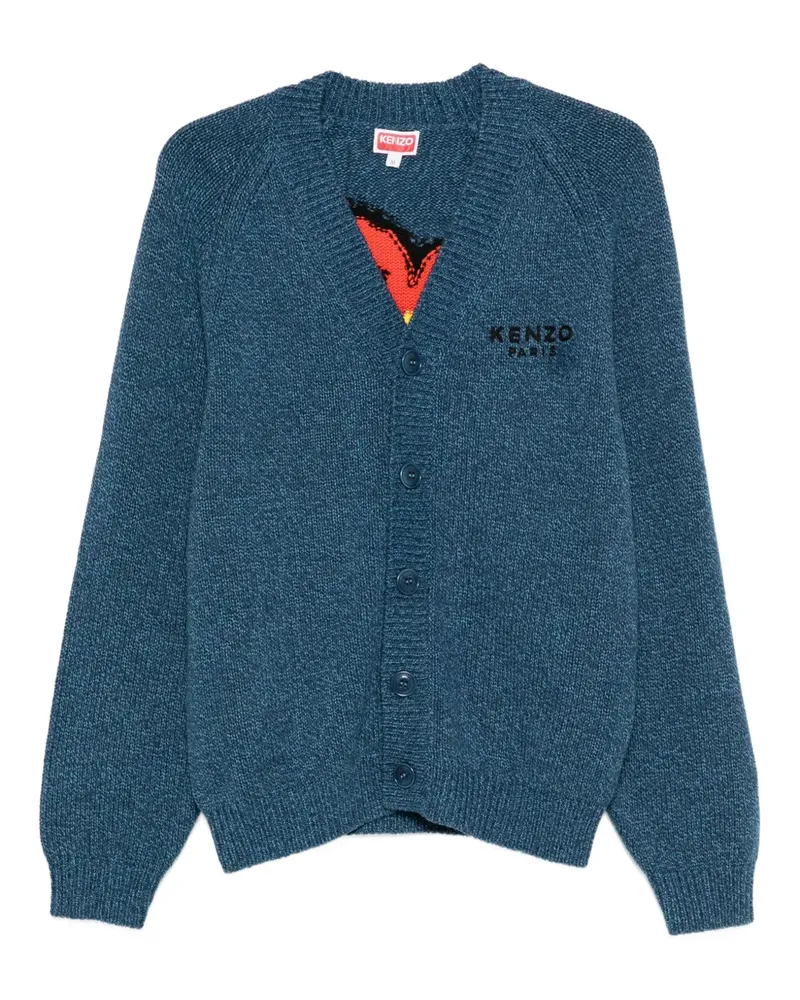 Kenzo Boke Flower Cardigan - Blau Blau