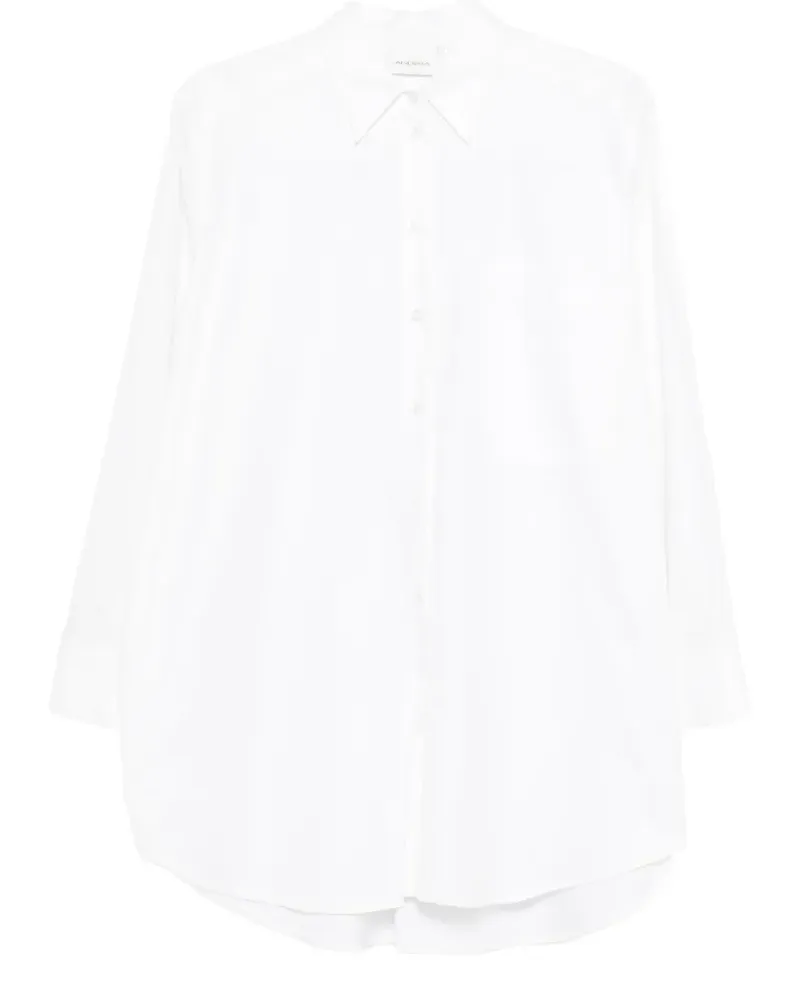 ANDIATA Dakota Hemd mit klassischem Kragen - Weiß Weiß