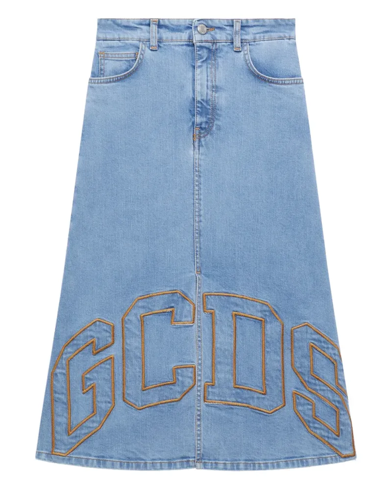 GCDS Rock mit Logo-Stickerei - Blau Blau