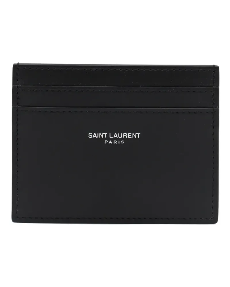 Saint Laurent Paris Kartenetui - Schwarz Schwarz