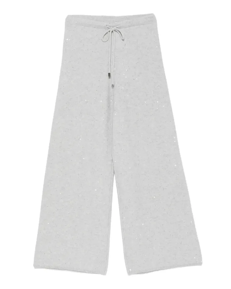 Antonelli Firenze Hose mit Pailletten - Grau Grau