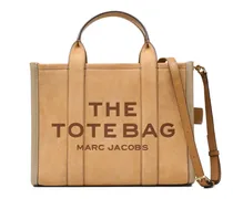 Mittelgroße Tote Bag mit Logo - Nude