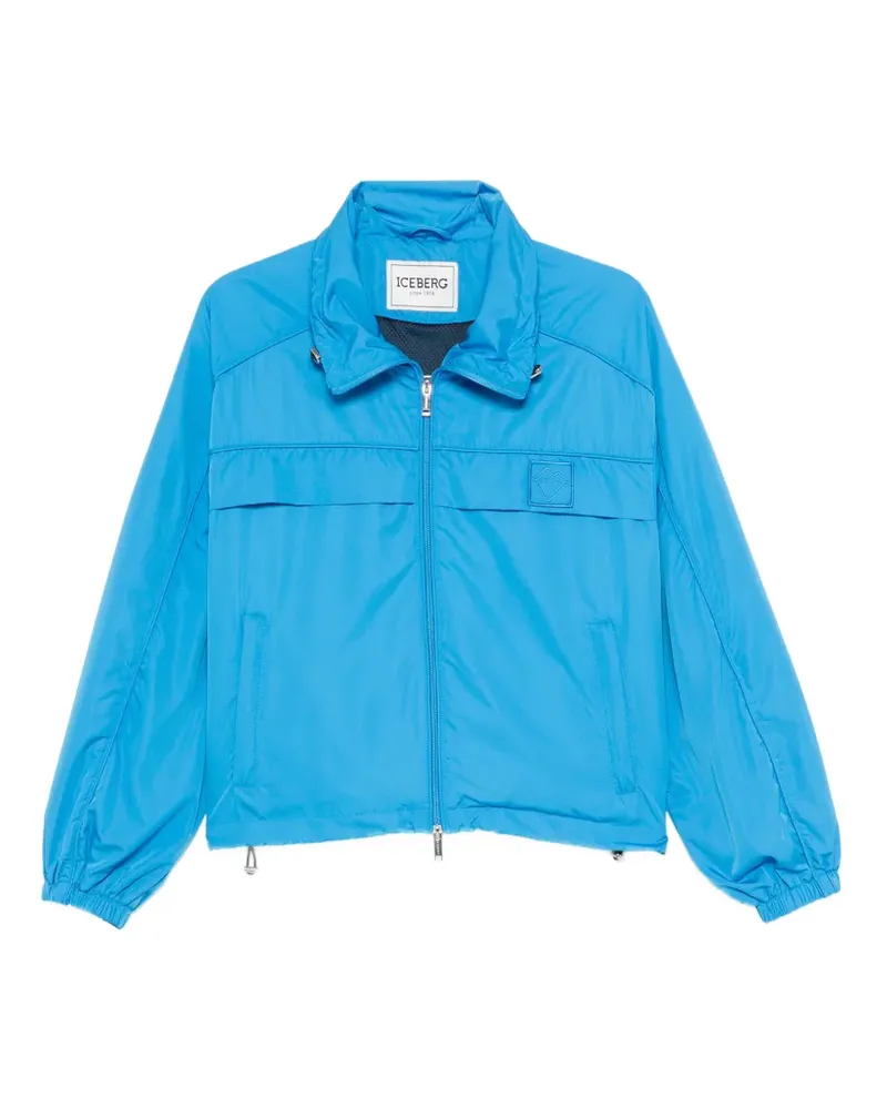 Iceberg collared jacket - Blau Blau