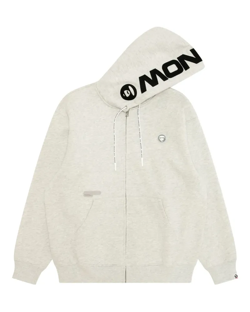 BAPE Ape Head Kapuzenjacke - Grau Grau