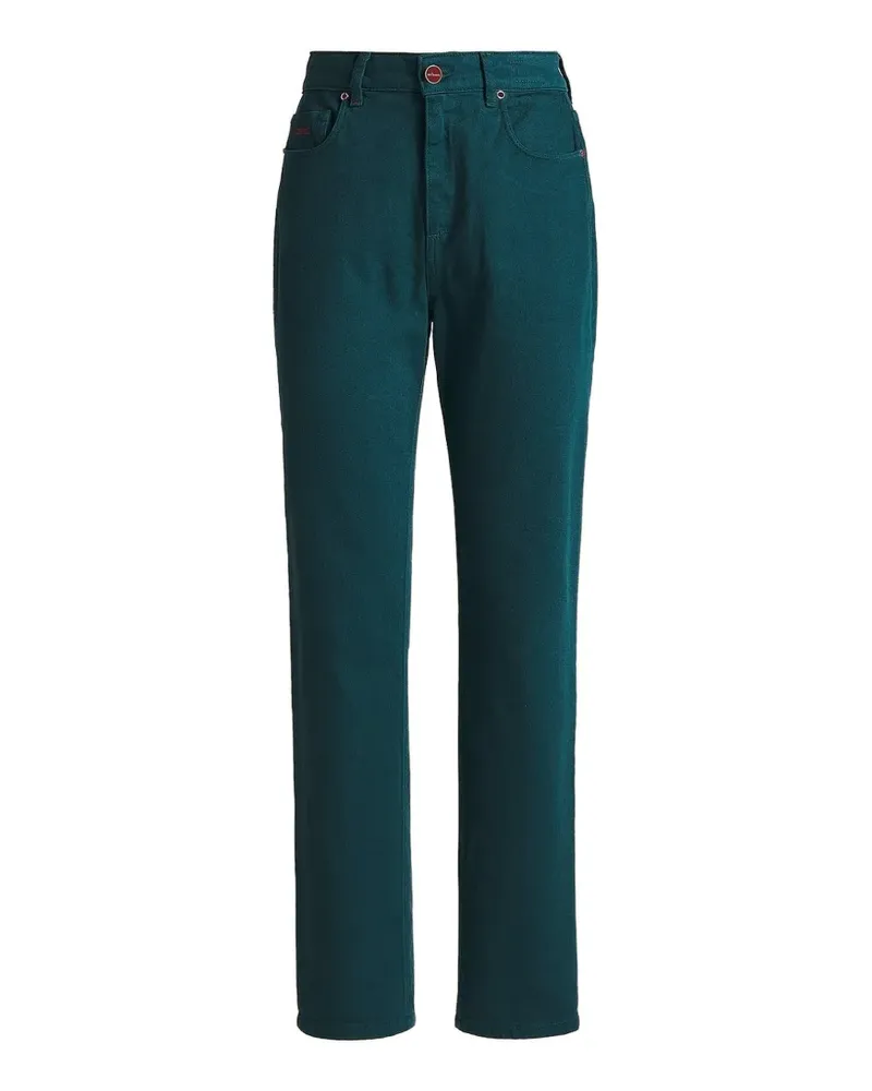 Kiton Jeans mit geradem Bein - Grün Grün