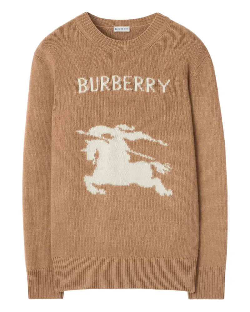 Burberry Pullover mit Ritteremblem - Braun Braun