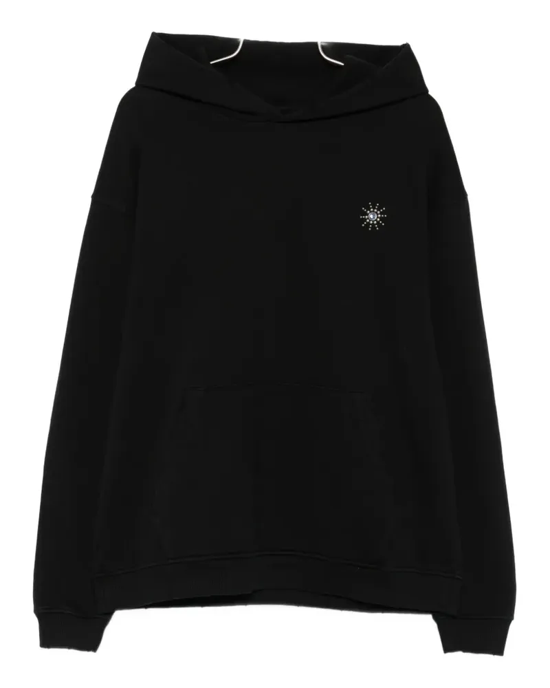 HTC Hollywood Trading Company Sun crystal-embellished hoodie - Schwarz Schwarz