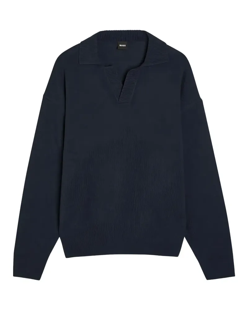 HUGO BOSS V-neck sweater - Blau Blau