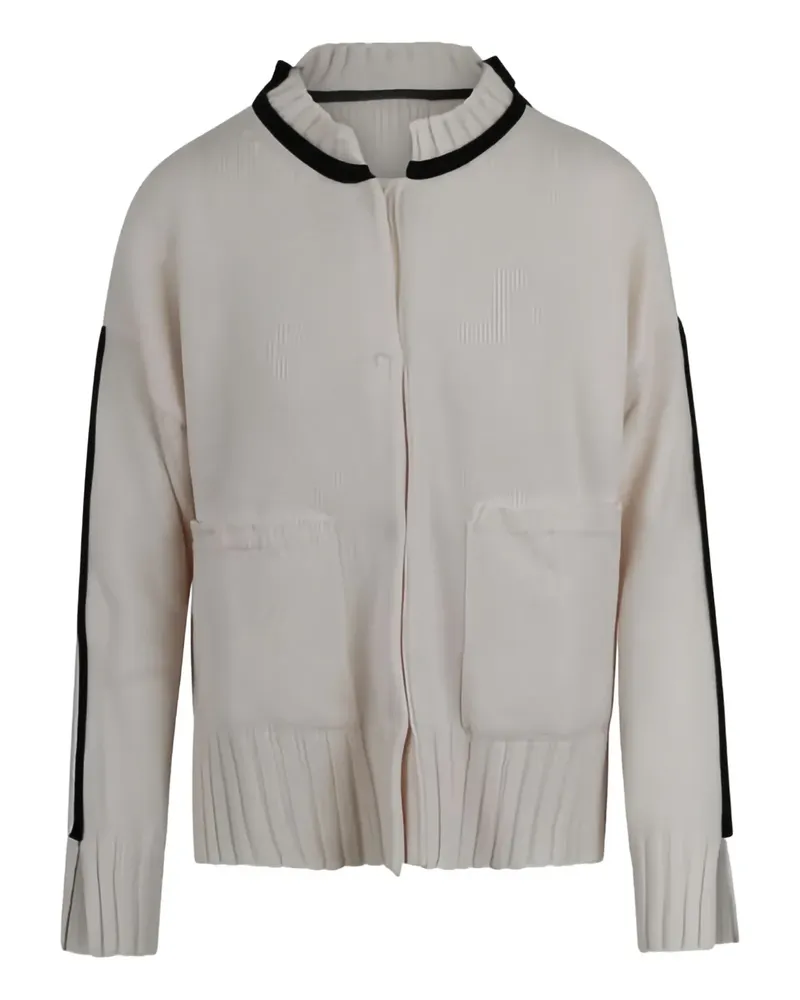Pier Antonio Gaspari Cardigan mit geripptem Saum - Nude Nude
