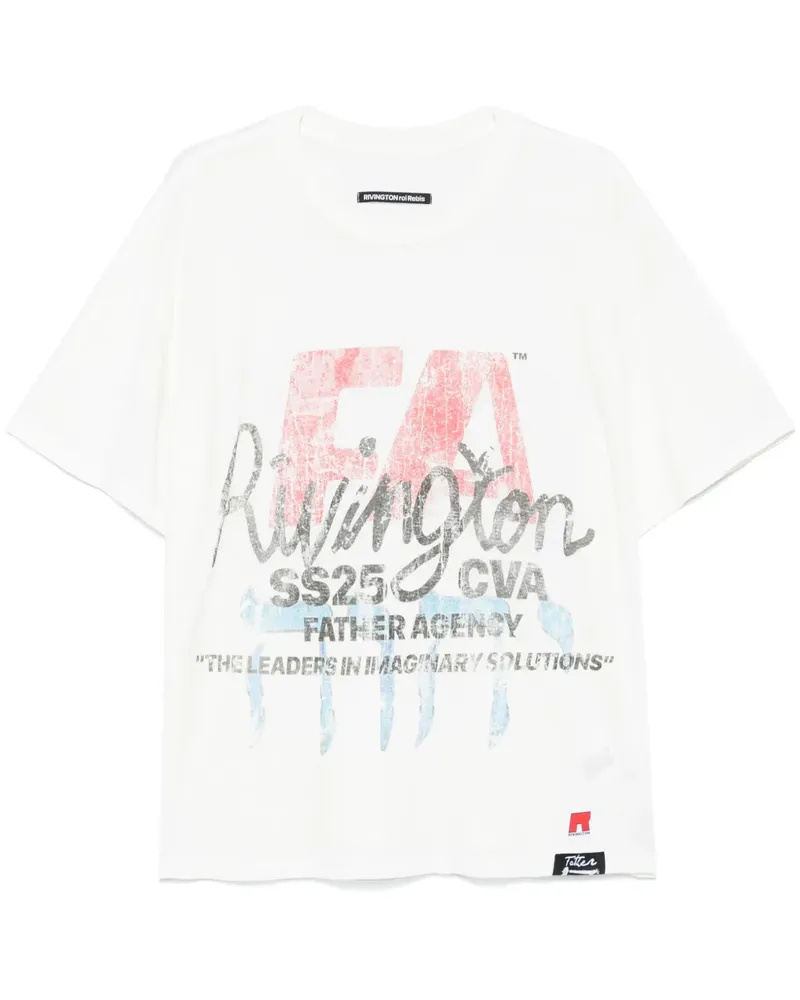RRR123 Leaders Burnout T-Shirt - Weiß Weiß