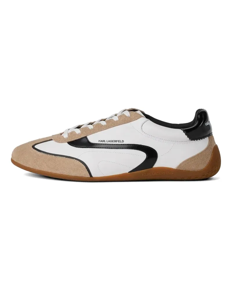 Karl Lagerfeld Devon Sneakers mit Einsätzen - Weiß Weiß