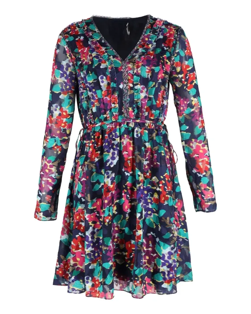 Jason Wu multicolour v-neck dress - Blau Blau