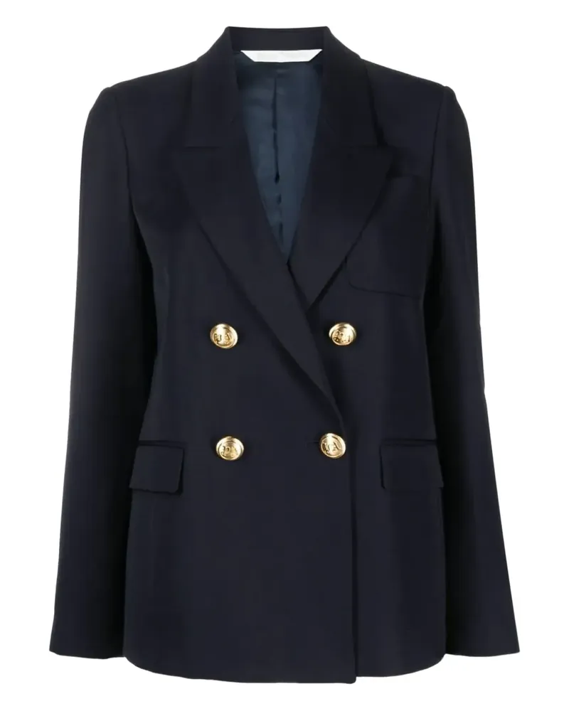 Palm Angels Blazer mit Palmenstickerei - Blau Blau