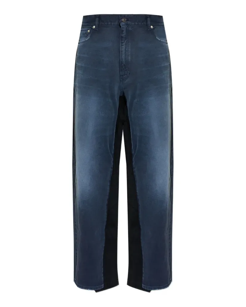 Balenciaga distressed-effect raw-cut jeans - Blau Blau
