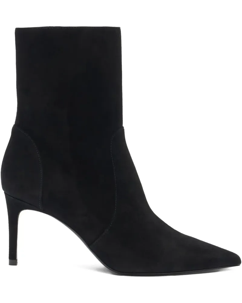 Stuart Weitzman Spitze Stuart Power Stiefel mit Reißverschluss 75mm - Schwarz Schwarz