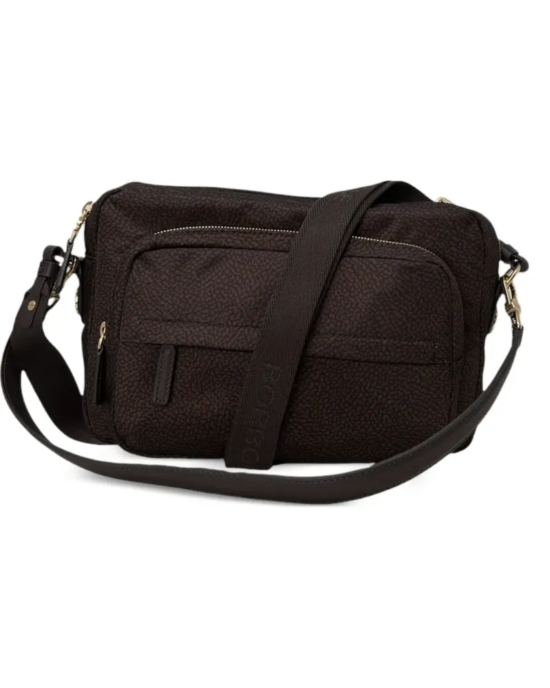 Borbonese Op Oc Schultertasche - Braun Braun